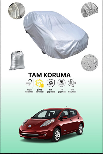 dokaca غطاء سيارة رمادي متوافق مع نيسان ليف 2010 - 2017، غطاء سيارة، غطاء واقي