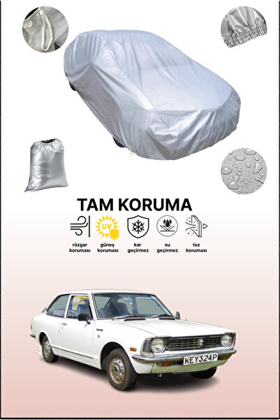 dokaca غطاء سيارة رمادي متوافق مع تويوتا كورولا 2 كوبيه، غطاء سيارة، غطاء واقي