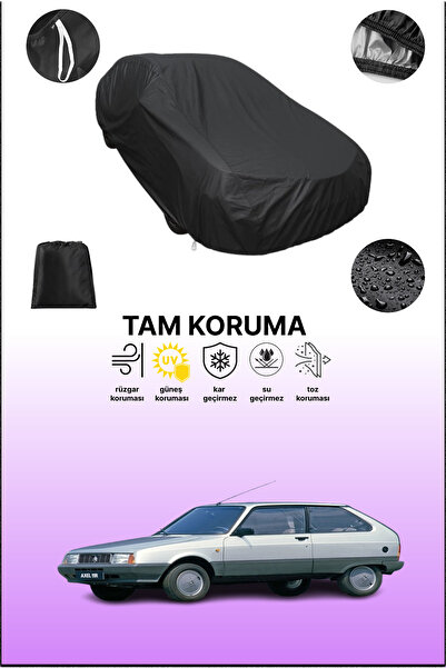 dokaca غطاء سيارة متوافق مع سيتروين أكسل 1985 - 1989، غطاء واقي، غطاء سيارة أسود