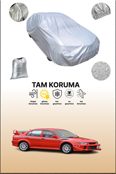 dokaca غطاء سيارة رمادي متوافق مع ميتسوبيشي لانسر إيفولوشن VI 1999 - 2000، غطاء سيارة، غطاء واقي