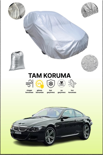 dokaca غطاء سيارة رمادي متوافق مع بي إم دبليو إم 6 كوبيه (إي63) 2005 - 2010، غطاء سيارة، غطاء واقي