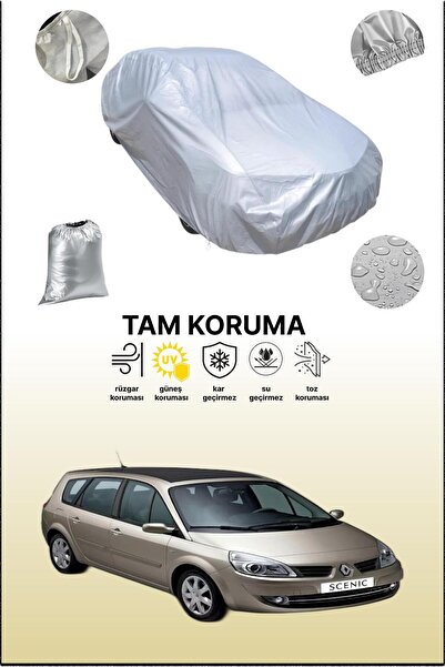 dokaca غطاء سيارة رمادي متوافق مع رينو ميجان سينيك، غطاء سيارة، غطاء واقي