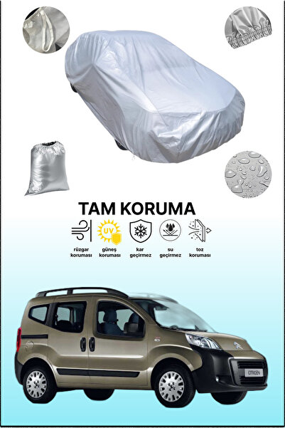 dokaca Gri Citroen Nemo Uyumlu Oto Branda, Araba Brandası, Koruyucu Örtü