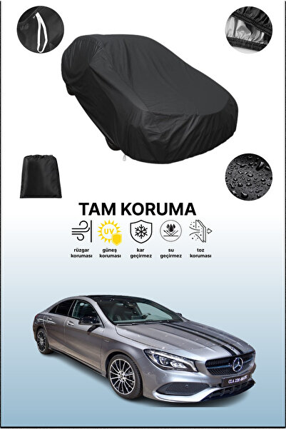 dokaca غطاء سيارة متوافق مع مرسيدس سي إل إيه (C117) 2016 - 2018 باللون الأسود، غطاء واقي، غطاء سيارة