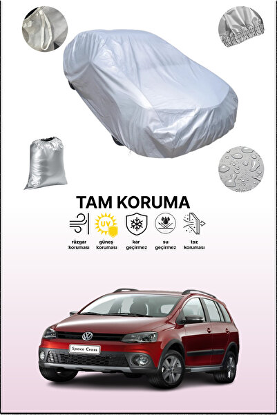 dokaca غطاء سيارة رمادي متوافق مع فولكس فاجن سبيس كروس، غطاء سيارة، غطاء واقي