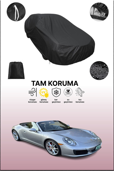 dokaca غطاء سيارة متوافق مع بورش 911 كاريرا 4s كابريوليه (991) 2012 - 2018، غ...