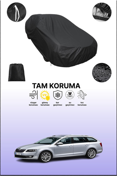 dokaca غطاء سيارة متوافق مع سيارة سكودا أوكتافيا كومبي 4x4 2013 - 2017، غطاء ...