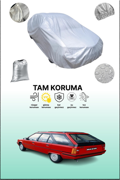 dokaca غطاء سيارة رمادي متوافق مع سيتروين بي إكس بريك 1989 - 1994، غطاء سيارة...