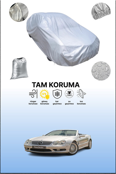 dokaca غطاء سيارة رمادي متوافق مع مرسيدس SL 55 AMG (R230) 2002 - 2006، غطاء س...