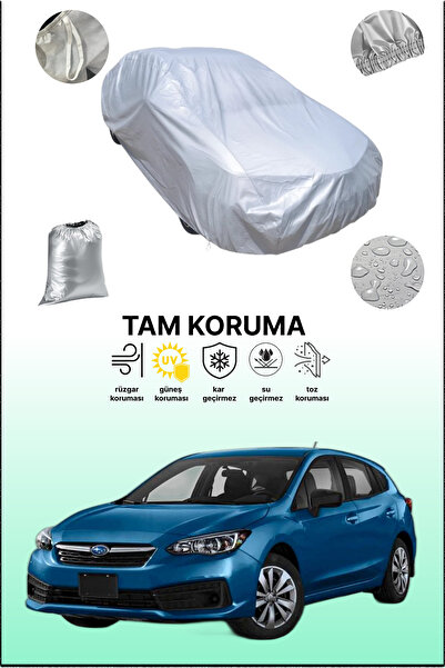 dokaca غطاء سيارة رمادي متوافق مع سوبارو إمبريزا 1 كوبيه، غطاء سيارة، غطاء واقي