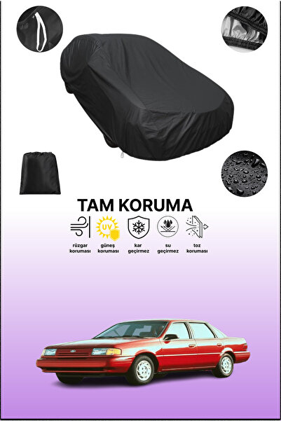 dokaca غطاء سيارة متوافق مع فورد تيمبو باللون الأسود، غطاء واقي، غطاء سيارة