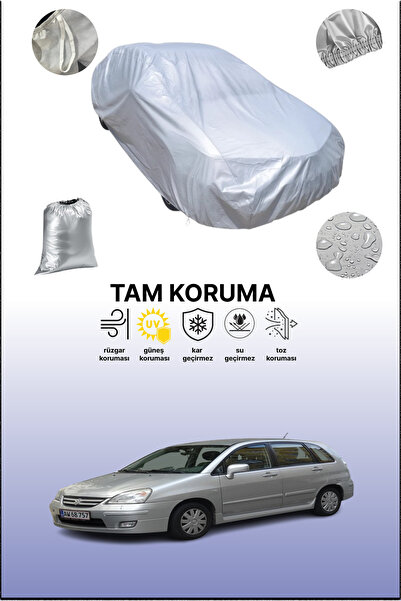 dokaca غطاء سيارة رمادي متوافق مع سوزوكي إيريو / ليانا هاتشباك 2001 - 2007، غ...