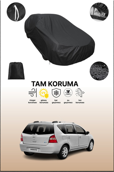 dokaca غطاء سيارة أسود متوافق مع نيسان ليفينا 2، غطاء واقي، غطاء سيارة