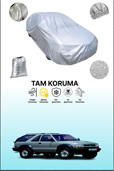 dokaca غطاء سيارة رمادي متوافق مع شيفروليه بليزر ثلاثي الأبواب 1995 - 2005، غطاء سيارة، غطاء واقي