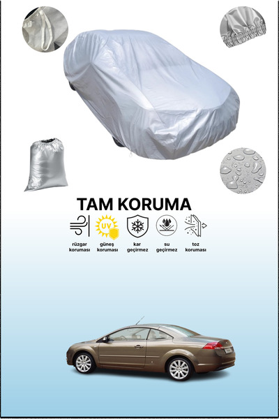 dokaca غطاء سيارة رمادي متوافق مع فورد فوكس سي سي 2006 - 2008، غطاء سيارة، غط...