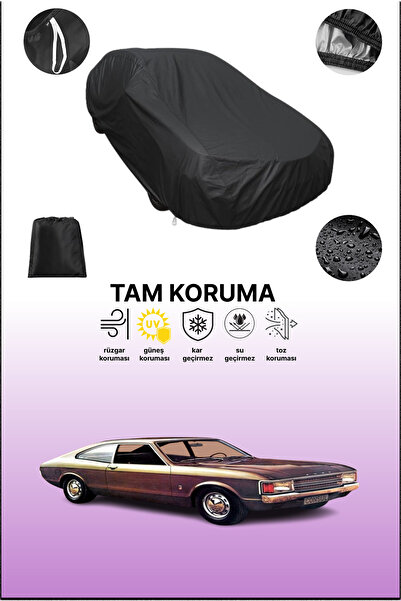 dokaca غطاء سيارة متوافق مع سيارة فورد كونسول كوبيه باللون الأسود، غطاء واقي،...