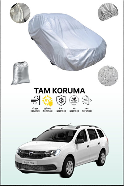 dokaca غطاء سيارة رمادي متوافق مع داسيا لوجان إم سي في، غطاء سيارة، غطاء واقي