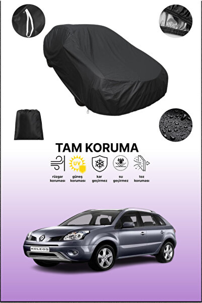 dokaca غطاء سيارة متوافق مع رينو كوليوس 2008 - 2011، لون أسود، غطاء واقي، غطاء سيارة