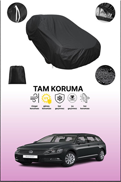 dokaca غطاء سيارة متوافق مع فولكس فاجن باسات فيرتيان، غطاء واقي، غطاء سيارة أسود