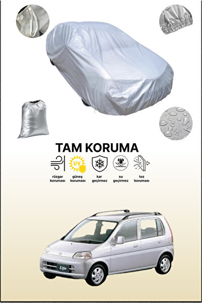 dokaca غطاء سيارة متوافق مع هوندا لايف 2 باللون الرمادي، غطاء سيارة، غطاء واقي