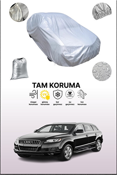 dokaca Gray Audi Q7 2009 - 2015 Compatible Auto Tarpaulin, Car Tarpaulin, Pro...