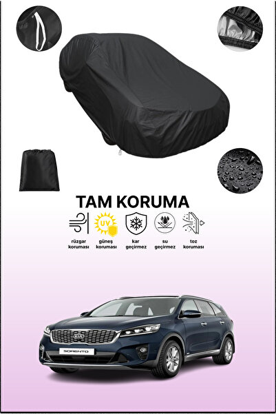 dokaca غطاء سيارة متوافق مع كيا سورينتو 4 باللون الأسود، غطاء واقي، غطاء سيارة