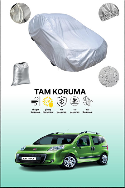 dokaca غطاء سيارة رمادي متوافق مع فيات كيوبو 2008 - 2021، غطاء سيارة، غطاء واقي