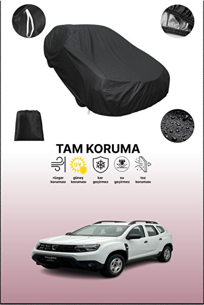 dokaca غطاء سيارة متوافق مع داسيا داستر 2017 - 2021، غطاء واقي، غطاء سيارة أسود