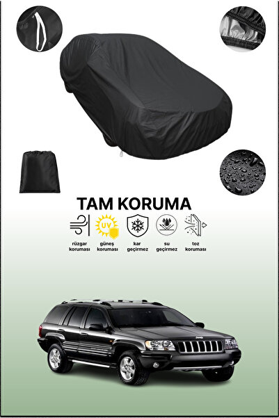 dokaca غطاء سيارة متوافق مع جيب جراند شيروكي 2003 - 2005 باللون الأسود، غطاء ...