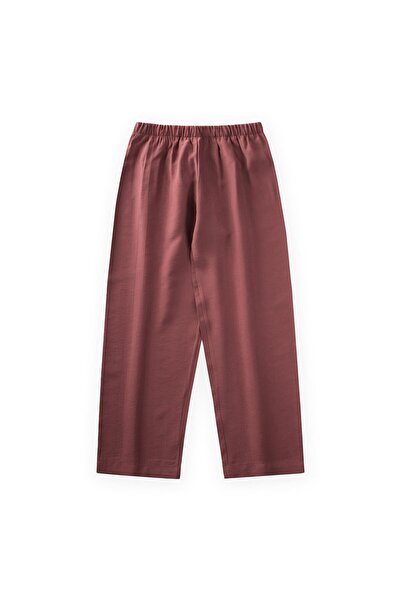 Cigit Seasonal Modal Trousers 2-8 Years Old Burgundy