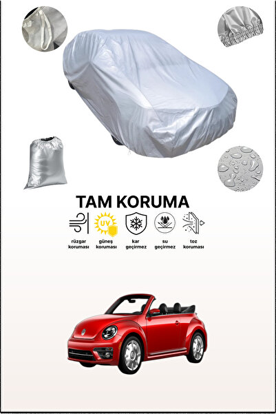 dokaca غطاء سيارة فولكس فاجن بيتل كابريوليه رمادي اللون، غطاء سيارة، غطاء واقي