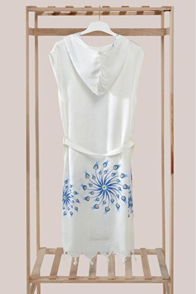 Mulberry Φόρεμα παραλίας Peshtemal με κουκούλα μπαμπού