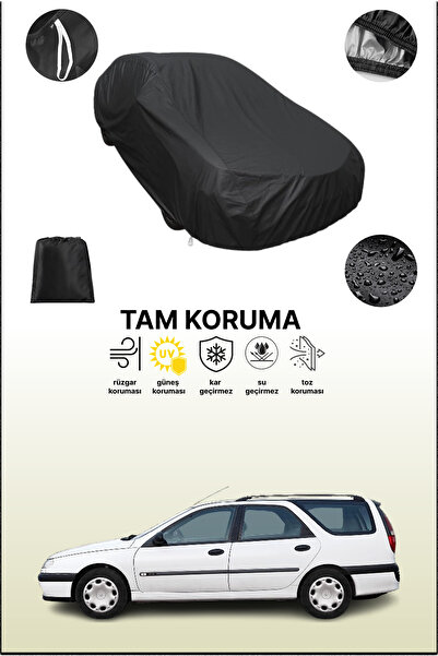 dokaca غطاء سيارة متوافق مع رينو لاجونا إستيت 1995 - 1998، أسود اللون، غطاء و...