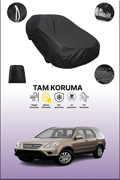 dokaca Black Honda Cr-V 2004 - 2007 Compatible Car Tarpaulin, Protective Cove...