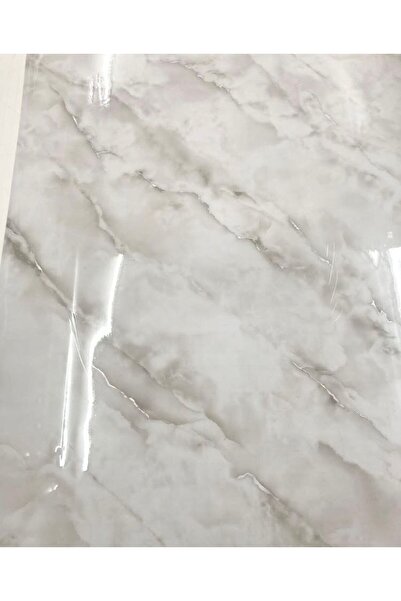 egeceyiz home Mermer Desenli Kalın PVC 1,2 mm 142/A Masa Örtüsü Masa Koruyucu