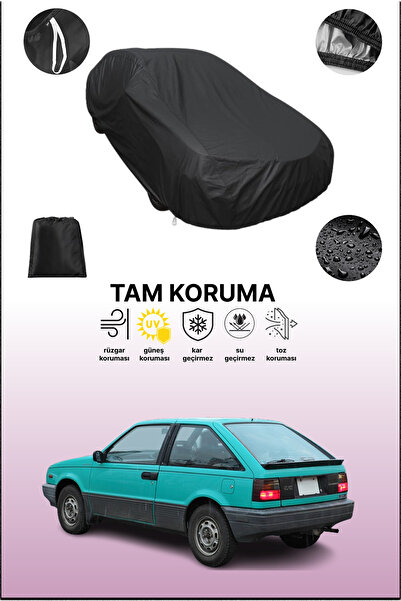 dokaca غطاء سيارة أسود متوافق مع إيسوزو جيميني هاتشباك، غطاء واقي، غطاء سيارة