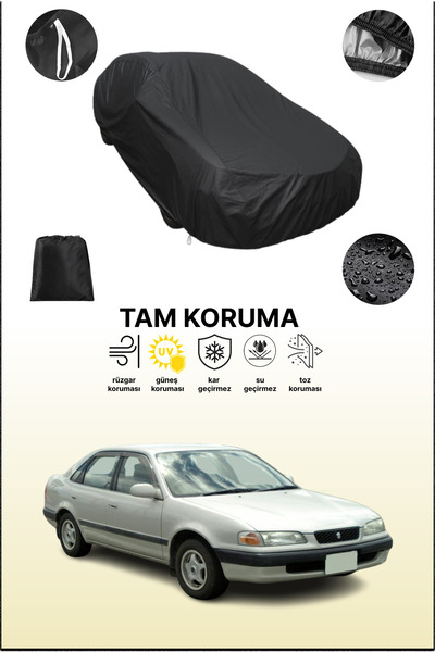 dokaca غطاء سيارة أسود متوافق مع تويوتا سبرينتر، غطاء واقي، غطاء سيارة