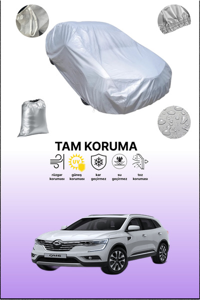 dokaca Gray Renault Samsung Qm6 Compatible Car Cover, Car Tarpaulin, Protecti...