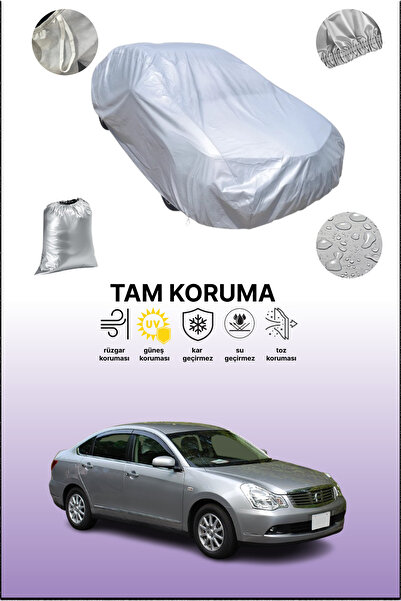 dokaca غطاء سيارة رمادي متوافق مع نيسان بلوبيرد سيلفي 2، غطاء سيارة، غطاء واقي