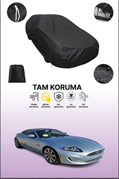 dokaca غطاء سيارة متوافق مع سيارة جاكوار Xk كوبيه باللون الأسود، غطاء واقي، غطاء سيارة