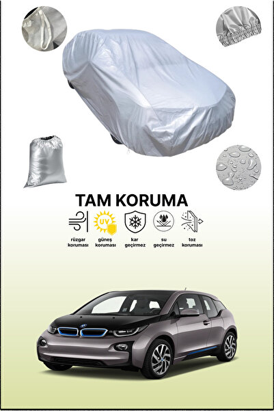 dokaca غطاء سيارة رمادي متوافق مع بي إم دبليو آي3 2013 - 2017، غطاء سيارة، غطاء واقي