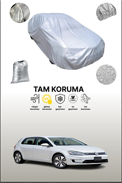 dokaca غطاء سيارة رمادي متوافق مع فولكس فاجن إي-جولف 2016 - 2021، غطاء سيارة،...