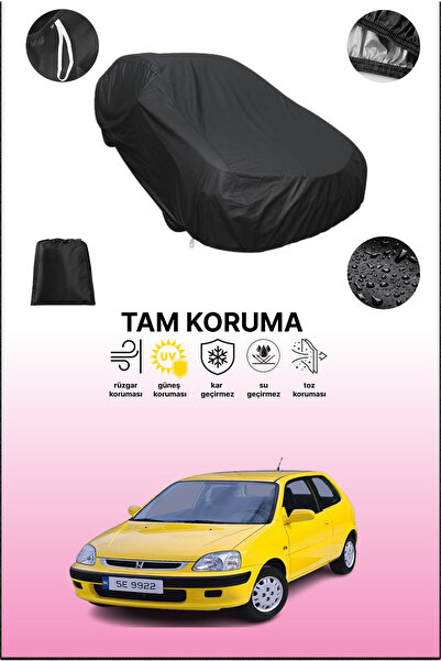dokaca Black Honda Logo/Fit 1996 - 2001 Compatible Car Tarpaulin, Protective ...