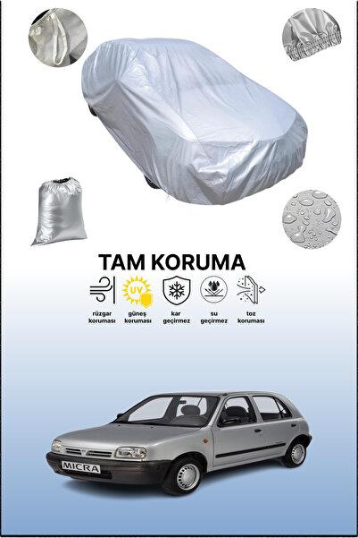 dokaca غطاء سيارة رمادي لنيسان ميكرا 3 أبواب 1992 - 1998 متوافق مع السيارات، ...