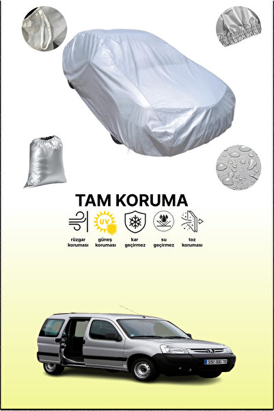 dokaca غطاء سيارة رمادي متوافق مع بيجو بارتنر كومبي 2002 - 2008، غطاء سيارة، ...