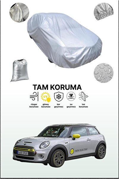 dokaca غطاء سيارة رمادي متوافق مع ميني كوبر الكهربائية كوبر SE، غطاء سيارة، غ...