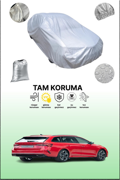 dokaca غطاء سيارة متوافق مع سكودا أوكتافيا كومبي آر إس 2017 - 2021، غطاء سيار...