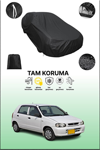 dokaca غطاء سيارة أسود متوافق مع سوزوكي ألتو V، غطاء واقي، غطاء سيارة