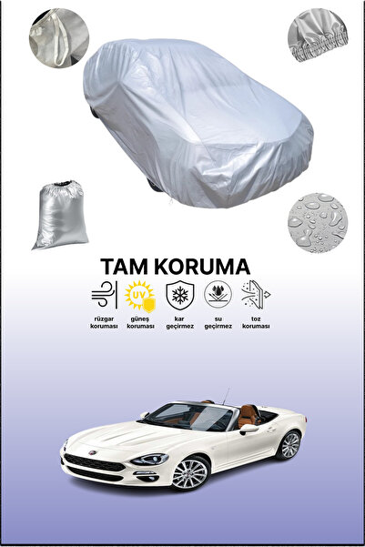 dokaca غطاء سيارة رمادي متوافق مع فيات 124 سبايدر 2016 - 2021، غطاء سيارة، غط...