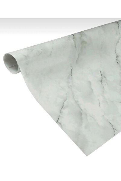 egeceyiz home Mermer Desenli Kalın PVC 1,2 mm 142/A Masa Örtüsü Masa Koruyucu